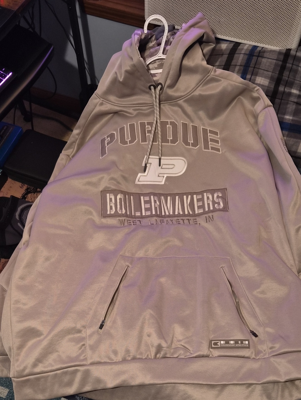 Coliseum Collection Purdue Boilermakers Hooded Sweatshirt - Gold
